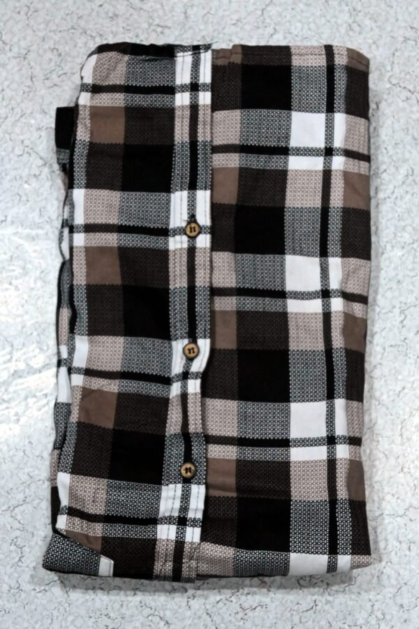Men's Premium Checkered Shirt - Image 3