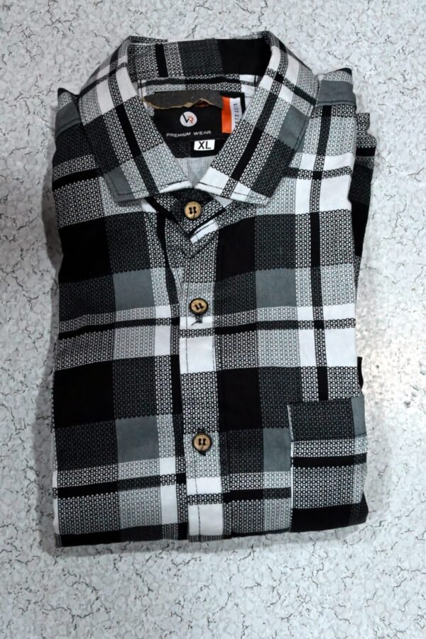 Men's Premium Checkered Shirt - Image 4